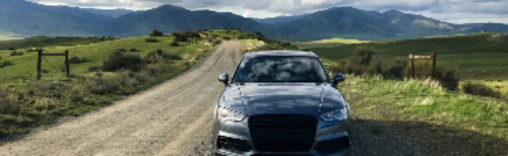 Car stranded needing roadside assistance in the mountains of Salt Lake Valley